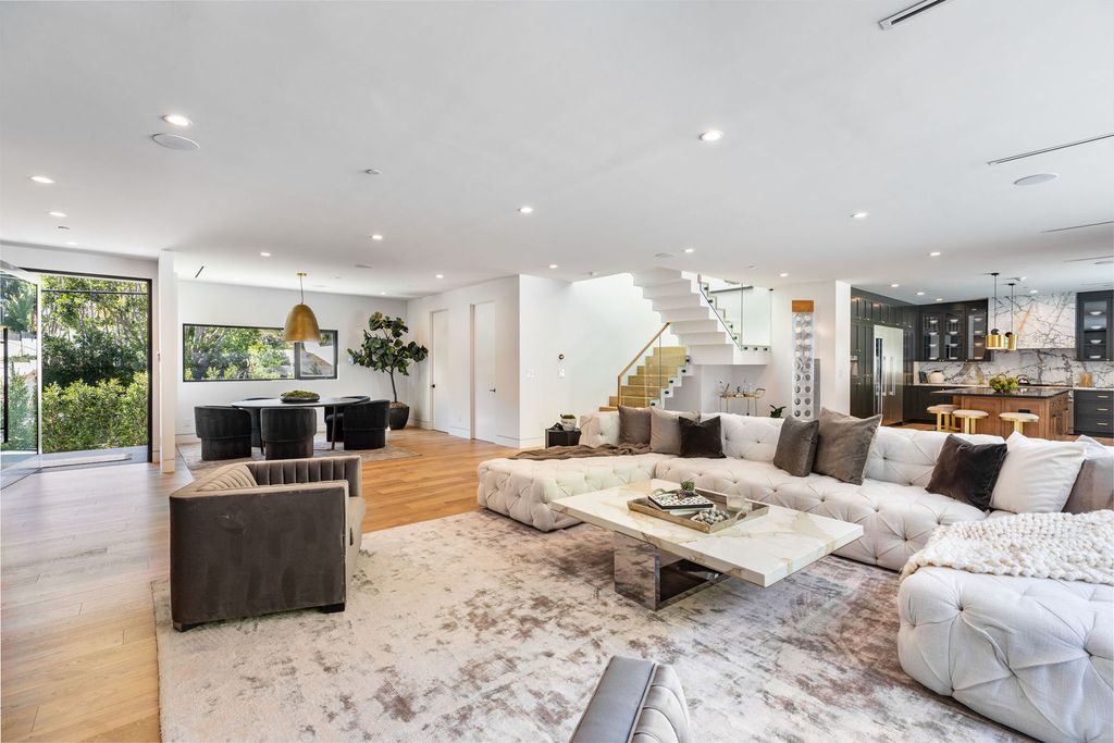 The Beverly Hills Home is a magnificent newly completed architectural residence with great volume and scale now available for sale. This home located at 2220 Coldwater Canyon Dr, Beverly Hills, California; offering 4 bedrooms and 5 bathrooms with over 4,200 square feet of living spaces.