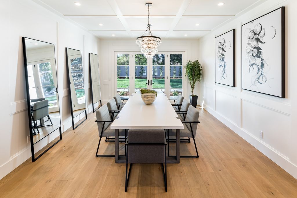 The House in Atherton is a grand estate offers the ultimate in high-end luxury while providing an unmatched living experience now available for sale. This home located at 55 Irving Ave, Atherton, California; offering 8 bedrooms and 11 bathrooms with over 10,500 square feet of living spaces.
