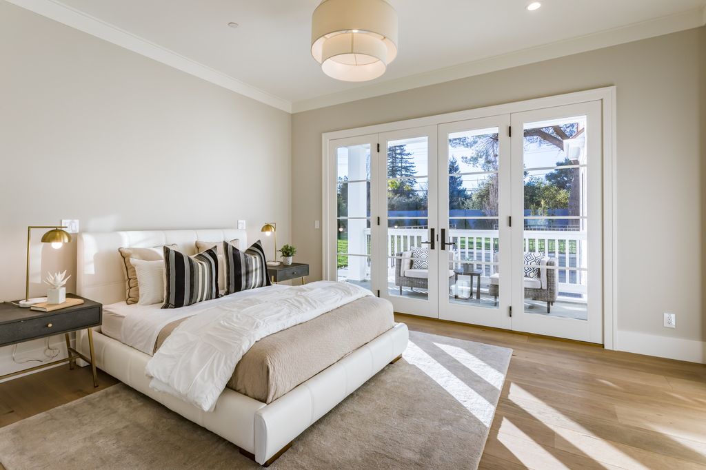 The House in Atherton is a grand estate offers the ultimate in high-end luxury while providing an unmatched living experience now available for sale. This home located at 55 Irving Ave, Atherton, California; offering 8 bedrooms and 11 bathrooms with over 10,500 square feet of living spaces.