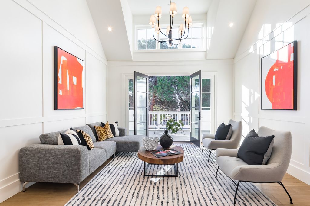 The House in Atherton is a grand estate offers the ultimate in high-end luxury while providing an unmatched living experience now available for sale. This home located at 55 Irving Ave, Atherton, California; offering 8 bedrooms and 11 bathrooms with over 10,500 square feet of living spaces.