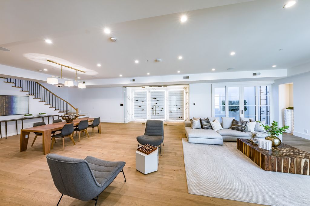 The House in Atherton is a grand estate offers the ultimate in high-end luxury while providing an unmatched living experience now available for sale. This home located at 55 Irving Ave, Atherton, California; offering 8 bedrooms and 11 bathrooms with over 10,500 square feet of living spaces.