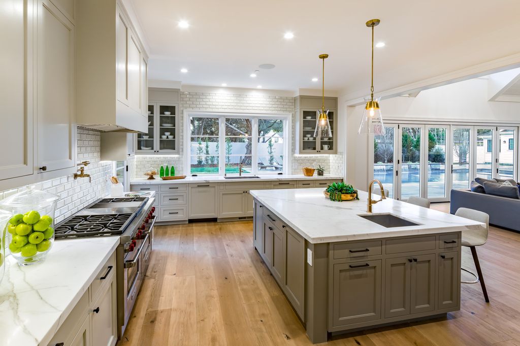 The House in Atherton is a grand estate offers the ultimate in high-end luxury while providing an unmatched living experience now available for sale. This home located at 55 Irving Ave, Atherton, California; offering 8 bedrooms and 11 bathrooms with over 10,500 square feet of living spaces.