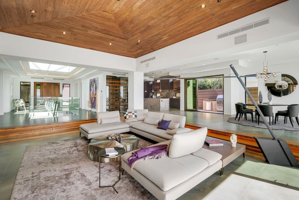 The California Contemporary Home is a luxuriously newly constructed residence with panoramic vistas of Newport Harbor now available for sale. This home located at 1215 Dolphin Ter, Corona Del Mar, California; offering 6 bedrooms and 8 bathrooms with over 7,200 square feet of living spaces.