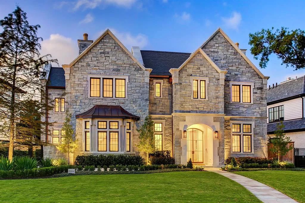 The Home in Houston is an English countryside styled estate in prestigious Tanglewood neighborhood featuring timeless architecture now available for sale. This home located at 5554 Longmont Dr, Houston, Texas; offering 4 bedrooms and 7 bathrooms with over 9,100 square feet of living spaces. 