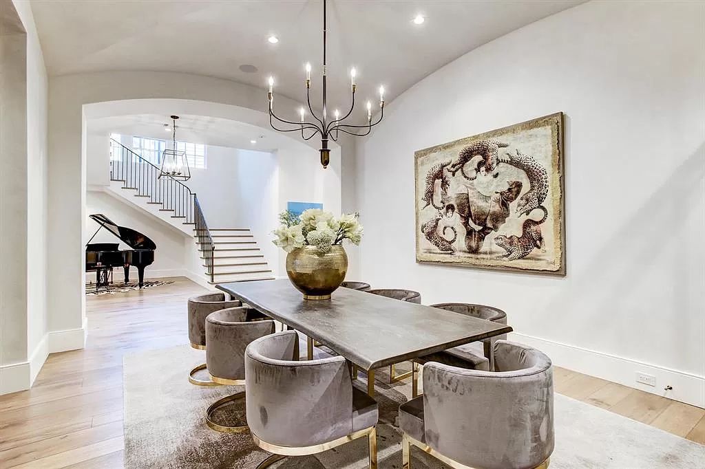 The Home in Houston is an English countryside styled estate in prestigious Tanglewood neighborhood featuring timeless architecture now available for sale. This home located at 5554 Longmont Dr, Houston, Texas; offering 4 bedrooms and 7 bathrooms with over 9,100 square feet of living spaces. 