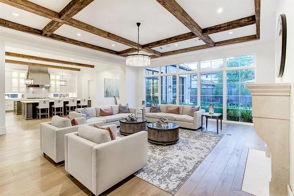 The Home in Houston is an English countryside styled estate in prestigious Tanglewood neighborhood featuring timeless architecture now available for sale. This home located at 5554 Longmont Dr, Houston, Texas; offering 4 bedrooms and 7 bathrooms with over 9,100 square feet of living spaces. 