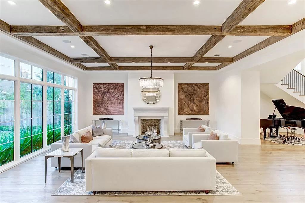 The Home in Houston is an English countryside styled estate in prestigious Tanglewood neighborhood featuring timeless architecture now available for sale. This home located at 5554 Longmont Dr, Houston, Texas; offering 4 bedrooms and 7 bathrooms with over 9,100 square feet of living spaces. 