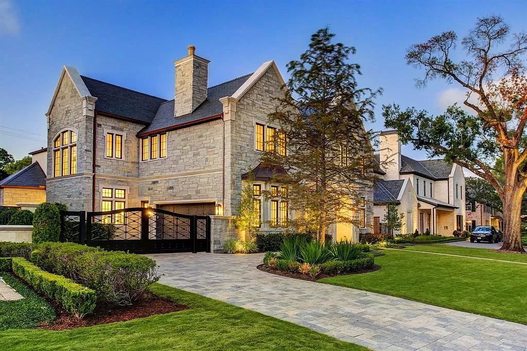 The Home in Houston is an English countryside styled estate in prestigious Tanglewood neighborhood featuring timeless architecture now available for sale. This home located at 5554 Longmont Dr, Houston, Texas; offering 4 bedrooms and 7 bathrooms with over 9,100 square feet of living spaces. 