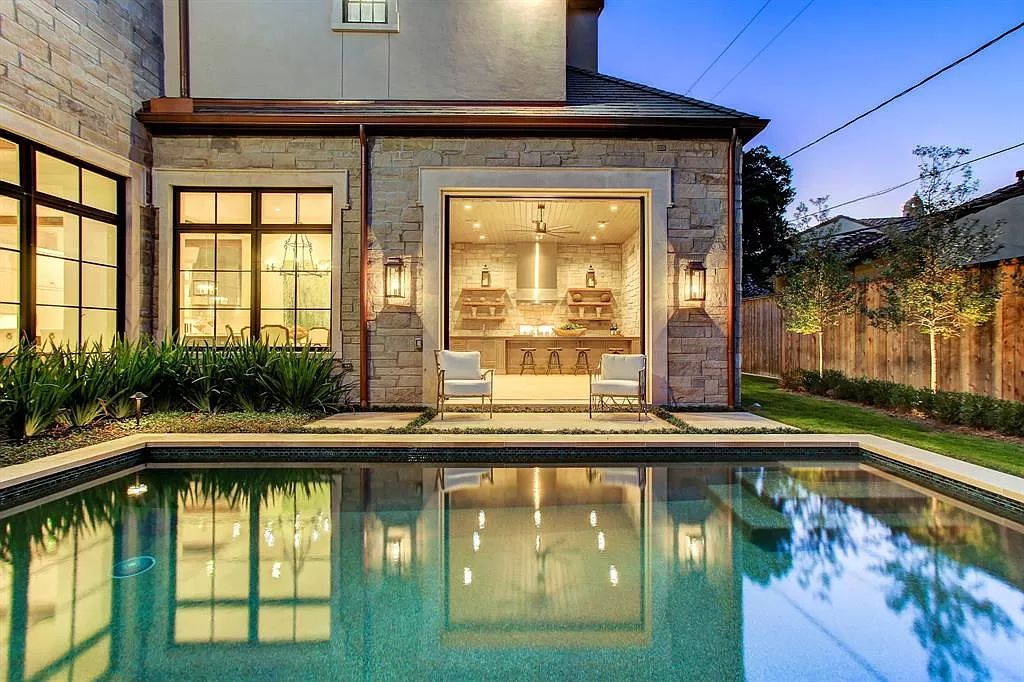 The Home in Houston is an English countryside styled estate in prestigious Tanglewood neighborhood featuring timeless architecture now available for sale. This home located at 5554 Longmont Dr, Houston, Texas; offering 4 bedrooms and 7 bathrooms with over 9,100 square feet of living spaces. 