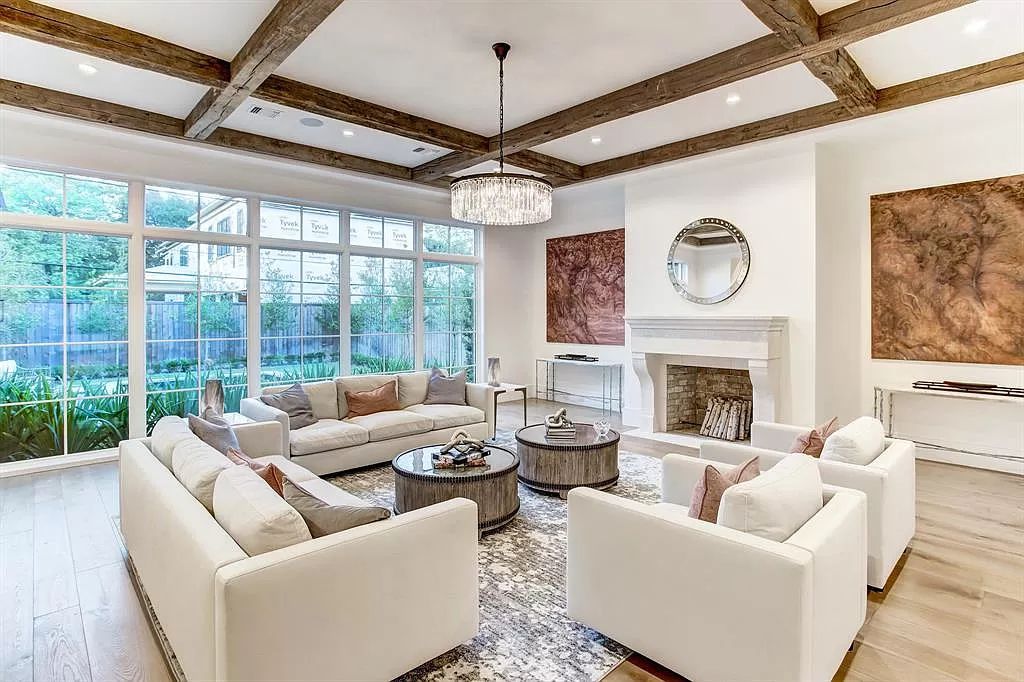 The Home in Houston is an English countryside styled estate in prestigious Tanglewood neighborhood featuring timeless architecture now available for sale. This home located at 5554 Longmont Dr, Houston, Texas; offering 4 bedrooms and 7 bathrooms with over 9,100 square feet of living spaces. 