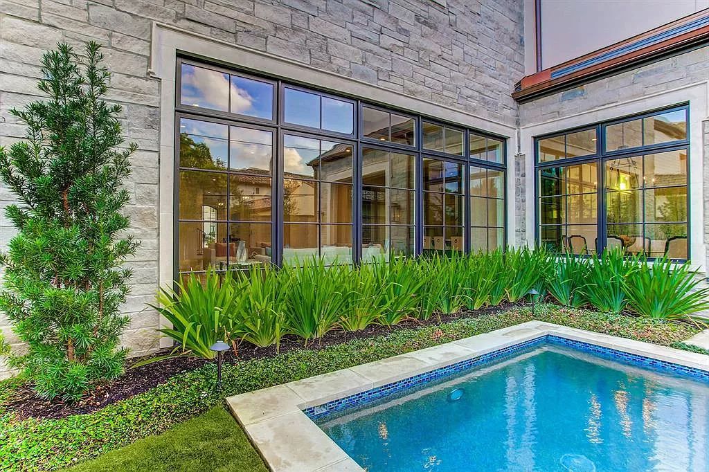 The Home in Houston is an English countryside styled estate in prestigious Tanglewood neighborhood featuring timeless architecture now available for sale. This home located at 5554 Longmont Dr, Houston, Texas; offering 4 bedrooms and 7 bathrooms with over 9,100 square feet of living spaces. 