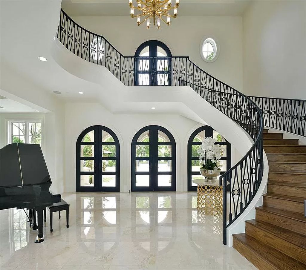 The Custom Home in Texas is a sophisticated Preston Hollow Estate masterfully custom built in 2018 on lushly landscaped now available for sale. This home located at 5400 Edlen Dr, Dallas, Texas; offering 5 bedrooms and 10 bathrooms with over 15,900 square feet of living spaces.