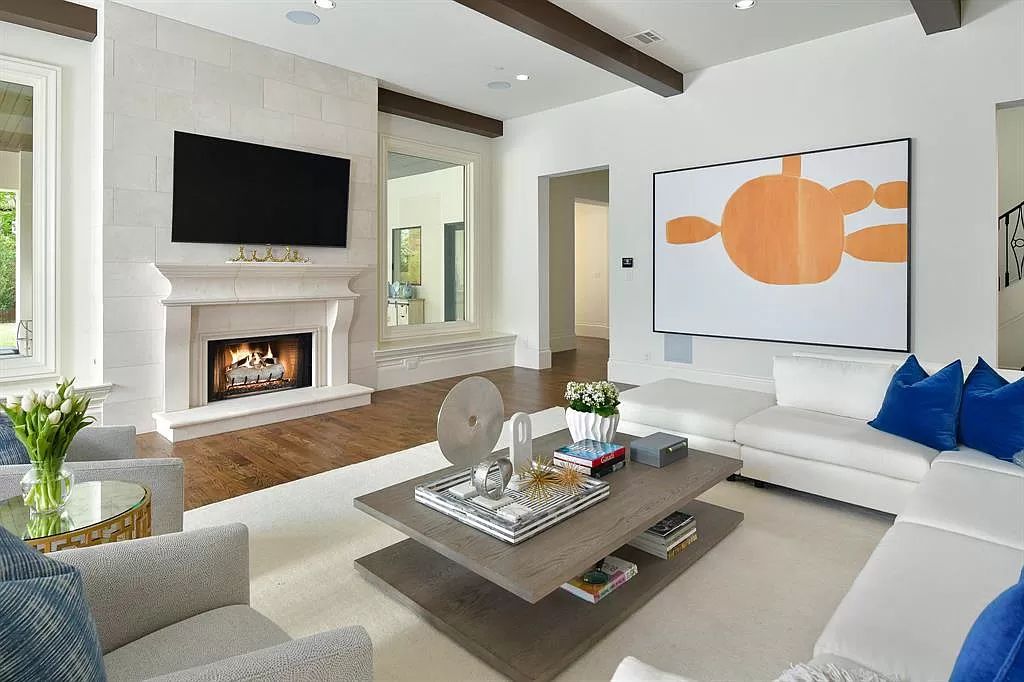 The Custom Home in Texas is a sophisticated Preston Hollow Estate masterfully custom built in 2018 on lushly landscaped now available for sale. This home located at 5400 Edlen Dr, Dallas, Texas; offering 5 bedrooms and 10 bathrooms with over 15,900 square feet of living spaces.