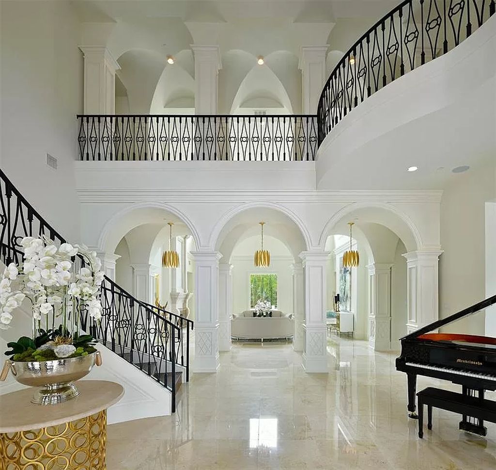 The Custom Home in Texas is a sophisticated Preston Hollow Estate masterfully custom built in 2018 on lushly landscaped now available for sale. This home located at 5400 Edlen Dr, Dallas, Texas; offering 5 bedrooms and 10 bathrooms with over 15,900 square feet of living spaces.
