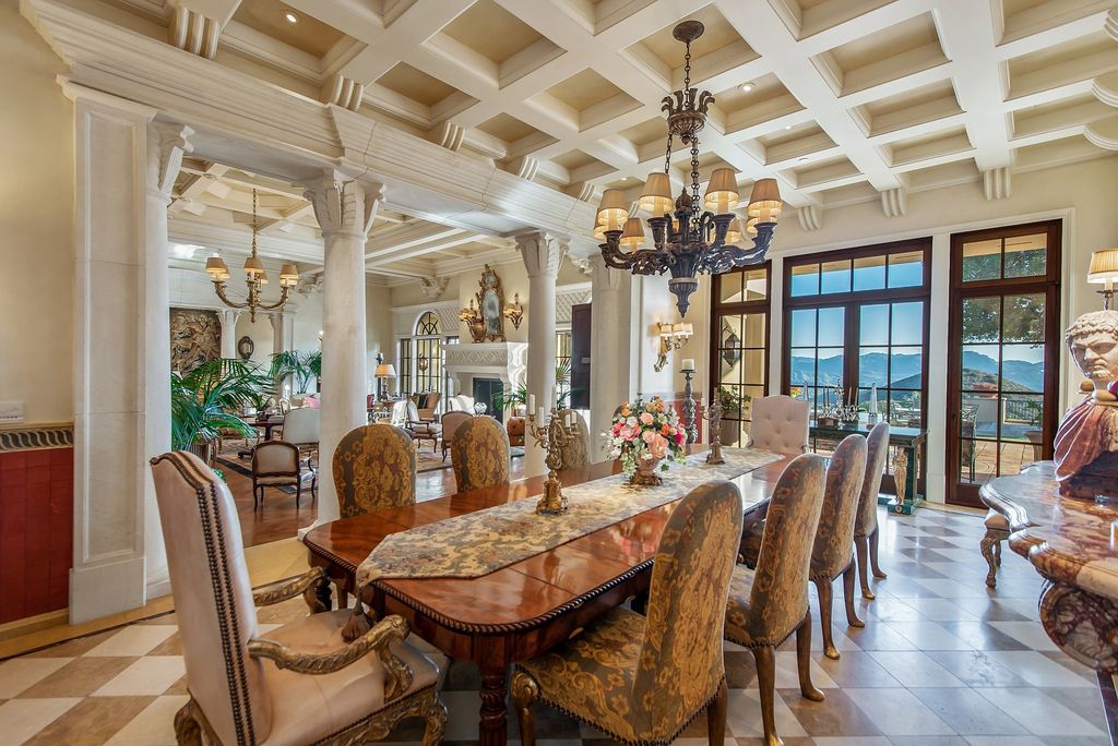 The World Class Italian Villa in Westlake Village is the absolute crown jewel of guard gated North Ranch Country Club Estates now available for sale. This home located at 4994 Summit View Dr, Westlake Village, California; offering 4 bedrooms and 11 bathrooms with over 17,000 square feet of living spaces.