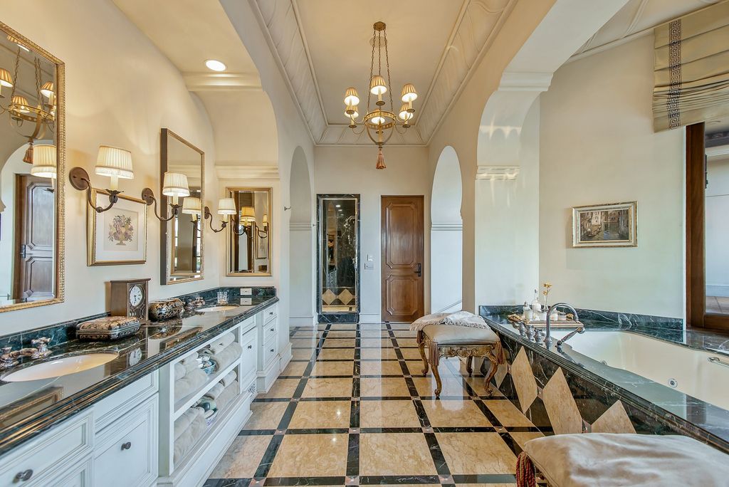 The World Class Italian Villa in Westlake Village is the absolute crown jewel of guard gated North Ranch Country Club Estates now available for sale. This home located at 4994 Summit View Dr, Westlake Village, California; offering 4 bedrooms and 11 bathrooms with over 17,000 square feet of living spaces.