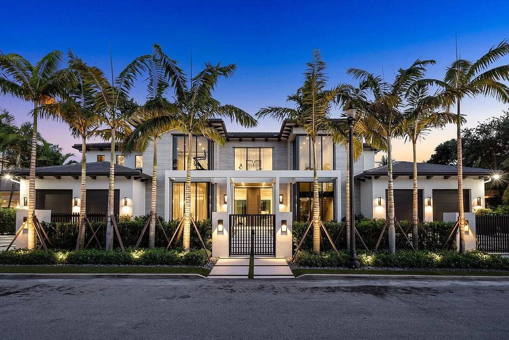 The New Construction Home in Boca Raton is a modern masterpiece was built at highest standards of luxury level now available for sale. This home located at 144 W Coconut Palm Rd, Boca Raton, Florida; offering 7 bedrooms and 10 bathrooms with over 8,500 square feet of living spaces.