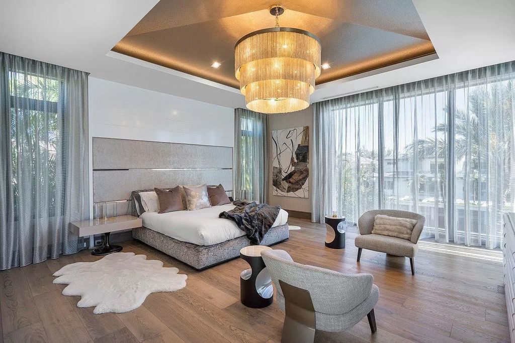 The New Construction Home in Boca Raton is a modern masterpiece was built at highest standards of luxury level now available for sale. This home located at 144 W Coconut Palm Rd, Boca Raton, Florida; offering 7 bedrooms and 10 bathrooms with over 8,500 square feet of living spaces.