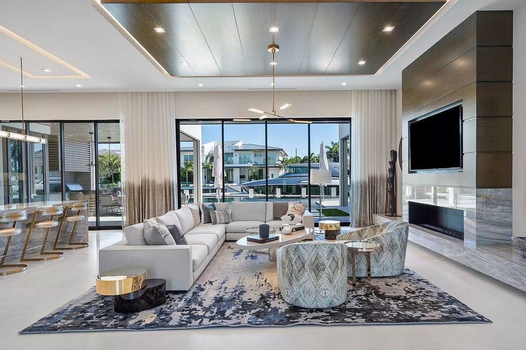 The New Construction Home in Boca Raton is a modern masterpiece was built at highest standards of luxury level now available for sale. This home located at 144 W Coconut Palm Rd, Boca Raton, Florida; offering 7 bedrooms and 10 bathrooms with over 8,500 square feet of living spaces.