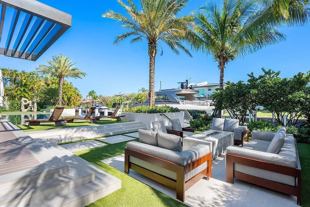The New Construction Home in Boca Raton is a modern masterpiece was built at highest standards of luxury level now available for sale. This home located at 144 W Coconut Palm Rd, Boca Raton, Florida; offering 7 bedrooms and 10 bathrooms with over 8,500 square feet of living spaces.