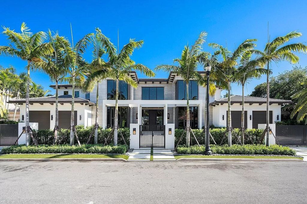 The New Construction Home in Boca Raton is a modern masterpiece was built at highest standards of luxury level now available for sale. This home located at 144 W Coconut Palm Rd, Boca Raton, Florida; offering 7 bedrooms and 10 bathrooms with over 8,500 square feet of living spaces.