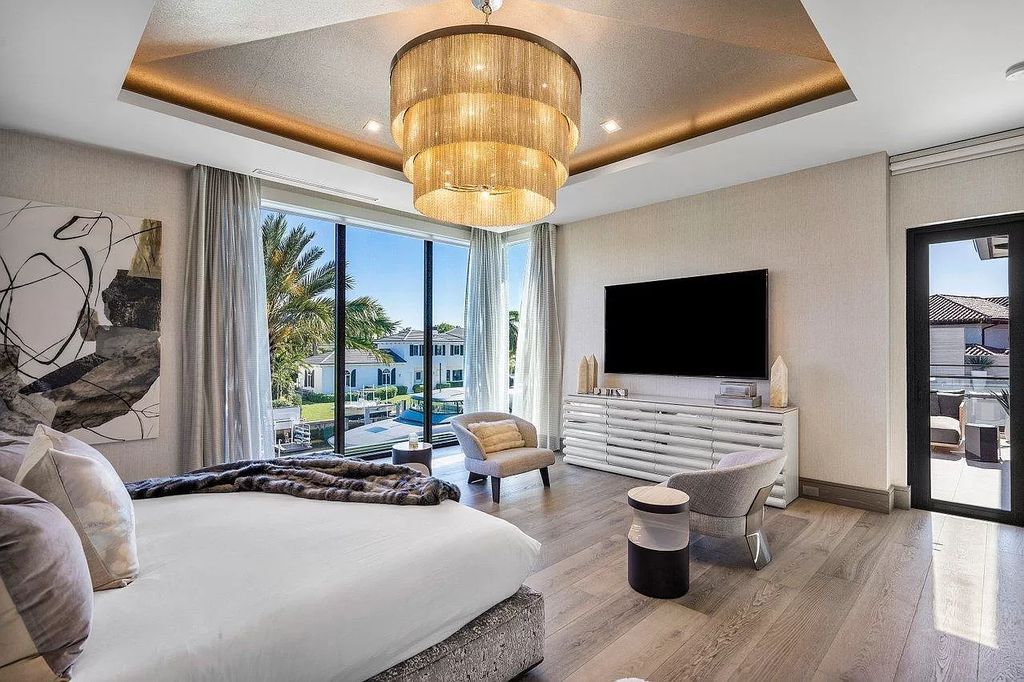 The New Construction Home in Boca Raton is a modern masterpiece was built at highest standards of luxury level now available for sale. This home located at 144 W Coconut Palm Rd, Boca Raton, Florida; offering 7 bedrooms and 10 bathrooms with over 8,500 square feet of living spaces.