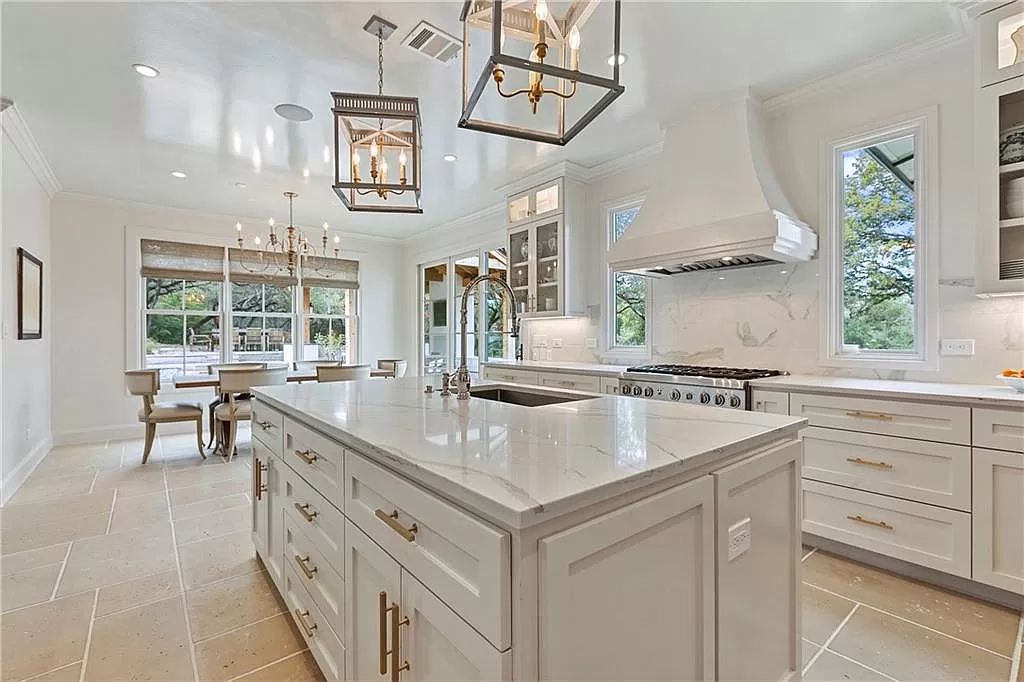 The gorgeous contemporary home in Austin is an elegant home which is privately gated for peace and security now available for sale. This home located at 3604 Westlake Dr, Austin, Texas; offering 5 bedrooms and 5 bathrooms with over 5,600 square feet of living spaces.