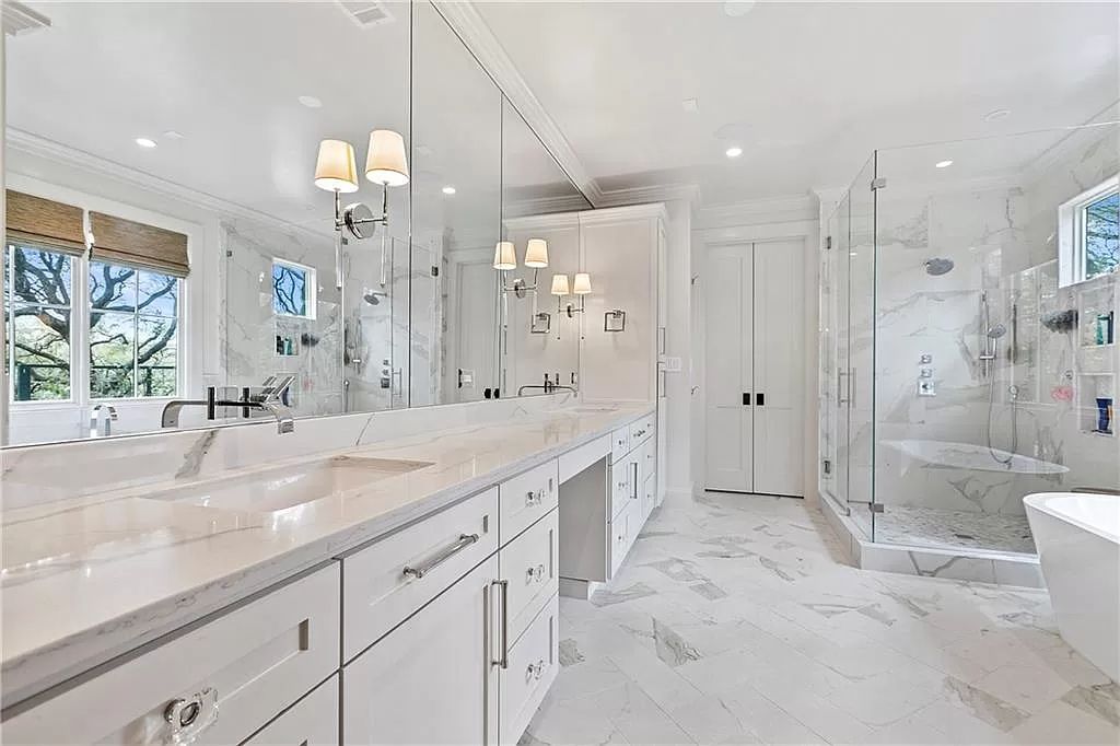 The gorgeous contemporary home in Austin is an elegant home which is privately gated for peace and security now available for sale. This home located at 3604 Westlake Dr, Austin, Texas; offering 5 bedrooms and 5 bathrooms with over 5,600 square feet of living spaces.