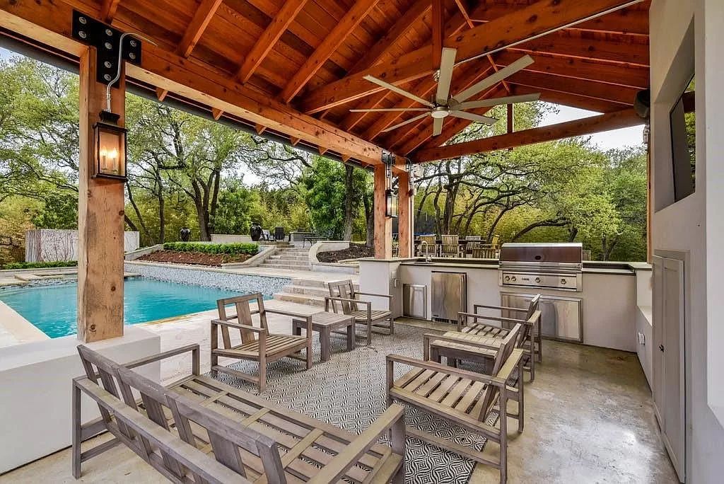 The gorgeous contemporary home in Austin is an elegant home which is privately gated for peace and security now available for sale. This home located at 3604 Westlake Dr, Austin, Texas; offering 5 bedrooms and 5 bathrooms with over 5,600 square feet of living spaces.