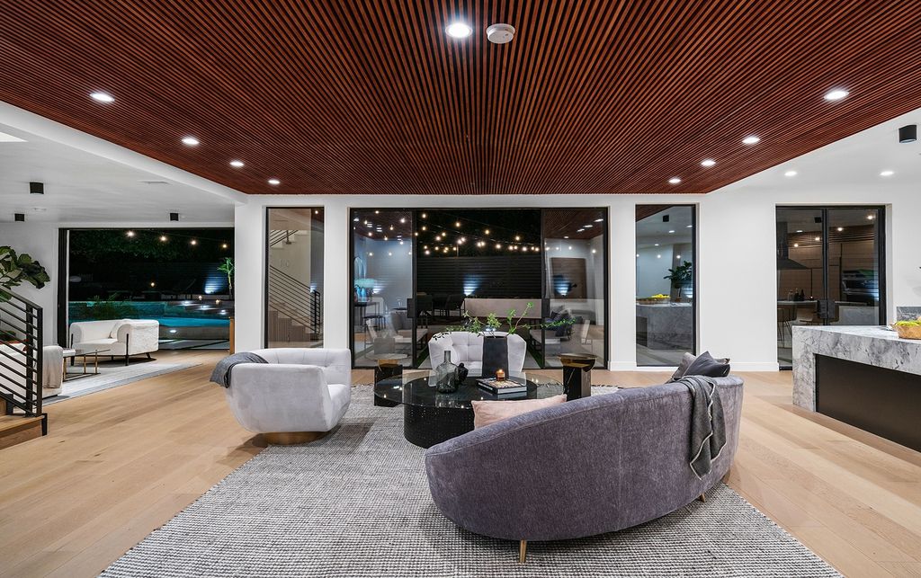The New Construction Home in Brentwood has been masterfully designed to create intimate environments and spaces now available for sale. This home located at 3023 Elvill Dr, Los Angeles, California; offering 7 bedrooms and 7 bathrooms with over 5,000square feet of living spaces.