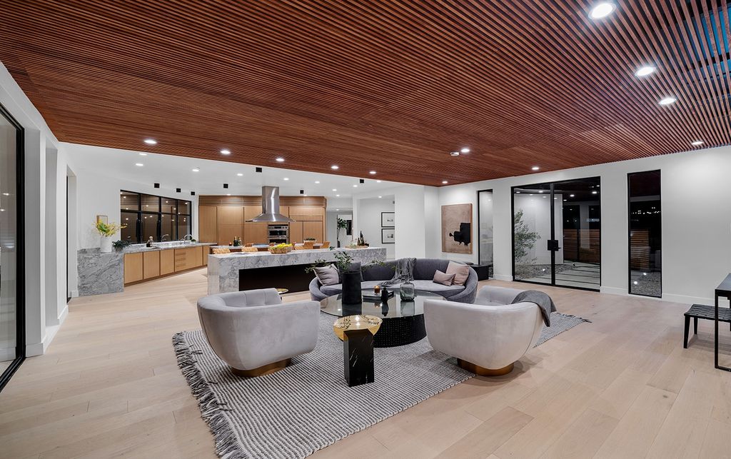 The New Construction Home in Brentwood has been masterfully designed to create intimate environments and spaces now available for sale. This home located at 3023 Elvill Dr, Los Angeles, California; offering 7 bedrooms and 7 bathrooms with over 5,000square feet of living spaces.