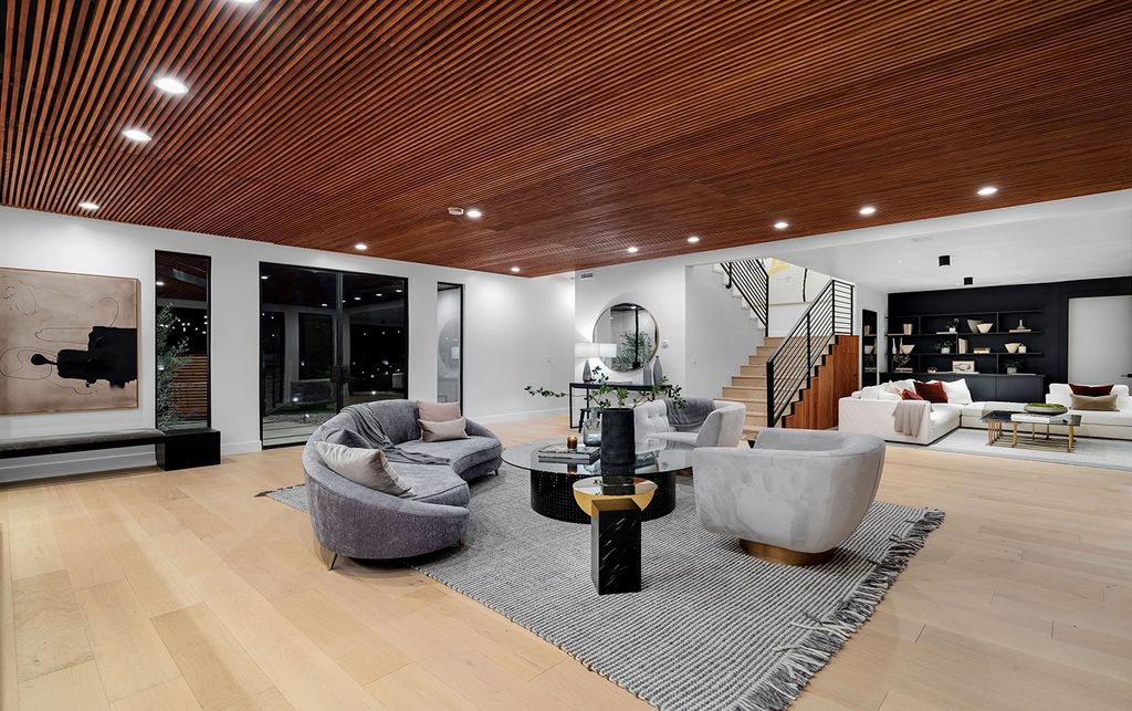 The New Construction Home in Brentwood has been masterfully designed to create intimate environments and spaces now available for sale. This home located at 3023 Elvill Dr, Los Angeles, California; offering 7 bedrooms and 7 bathrooms with over 5,000square feet of living spaces.