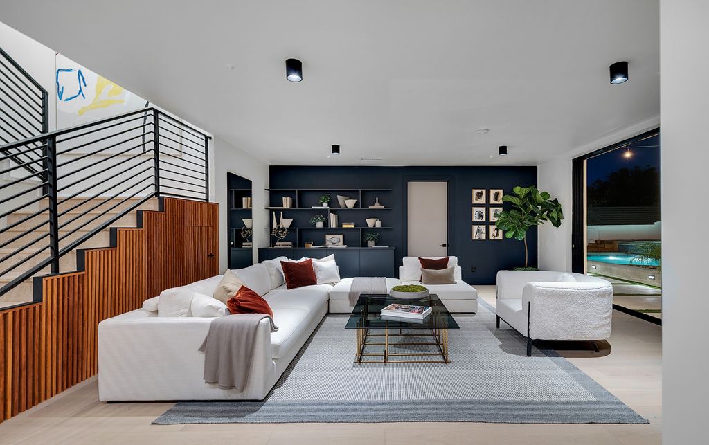 The New Construction Home in Brentwood has been masterfully designed to create intimate environments and spaces now available for sale. This home located at 3023 Elvill Dr, Los Angeles, California; offering 7 bedrooms and 7 bathrooms with over 5,000square feet of living spaces.