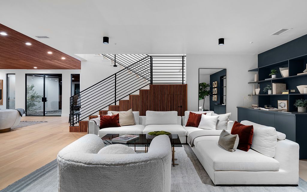 The New Construction Home in Brentwood has been masterfully designed to create intimate environments and spaces now available for sale. This home located at 3023 Elvill Dr, Los Angeles, California; offering 7 bedrooms and 7 bathrooms with over 5,000square feet of living spaces.