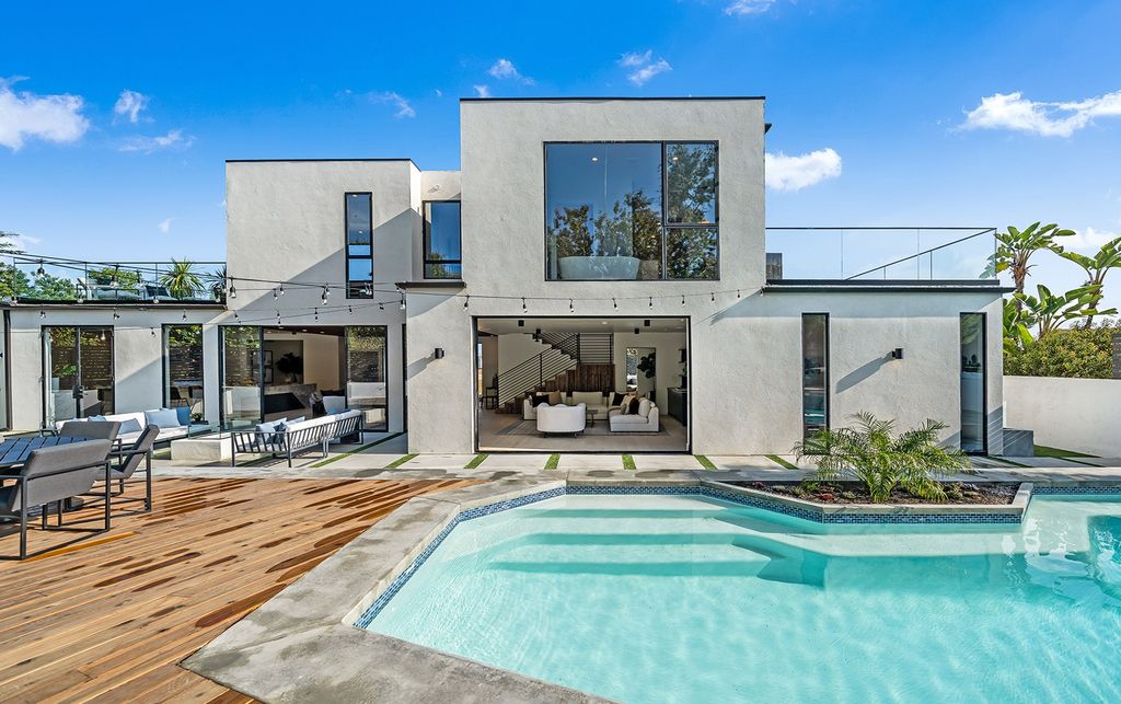 The New Construction Home in Brentwood has been masterfully designed to create intimate environments and spaces now available for sale. This home located at 3023 Elvill Dr, Los Angeles, California; offering 7 bedrooms and 7 bathrooms with over 5,000square feet of living spaces.