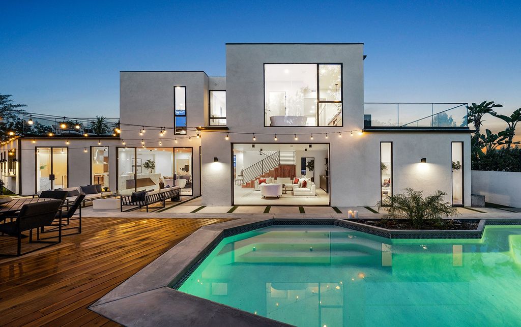 The New Construction Home in Brentwood has been masterfully designed to create intimate environments and spaces now available for sale. This home located at 3023 Elvill Dr, Los Angeles, California; offering 7 bedrooms and 7 bathrooms with over 5,000square feet of living spaces.