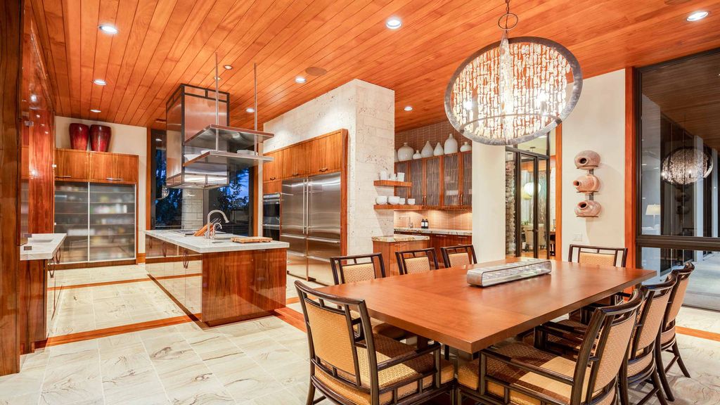 The Florida Mansion is an ocean to intracoastal compound is situated on 1.9 acres boasting 160 feet of direct oceanfrontage now available for sale. This home located at 1780 S Ocean Blvd, Lantana, Florida; offering 5 bedrooms and 10 bathrooms with over 11,000 square feet of living spaces.