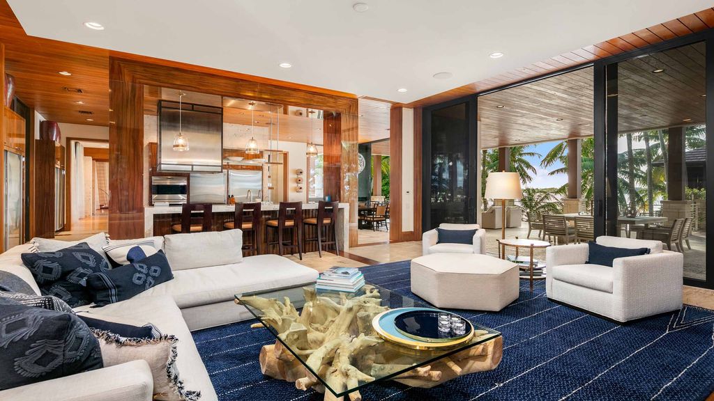 The Florida Mansion is an ocean to intracoastal compound is situated on 1.9 acres boasting 160 feet of direct oceanfrontage now available for sale. This home located at 1780 S Ocean Blvd, Lantana, Florida; offering 5 bedrooms and 10 bathrooms with over 11,000 square feet of living spaces.