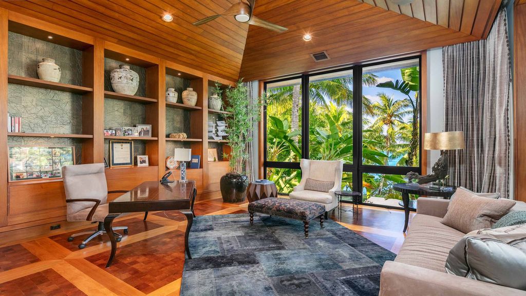 The Florida Mansion is an ocean to intracoastal compound is situated on 1.9 acres boasting 160 feet of direct oceanfrontage now available for sale. This home located at 1780 S Ocean Blvd, Lantana, Florida; offering 5 bedrooms and 10 bathrooms with over 11,000 square feet of living spaces.