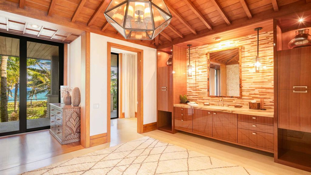 The Florida Mansion is an ocean to intracoastal compound is situated on 1.9 acres boasting 160 feet of direct oceanfrontage now available for sale. This home located at 1780 S Ocean Blvd, Lantana, Florida; offering 5 bedrooms and 10 bathrooms with over 11,000 square feet of living spaces.