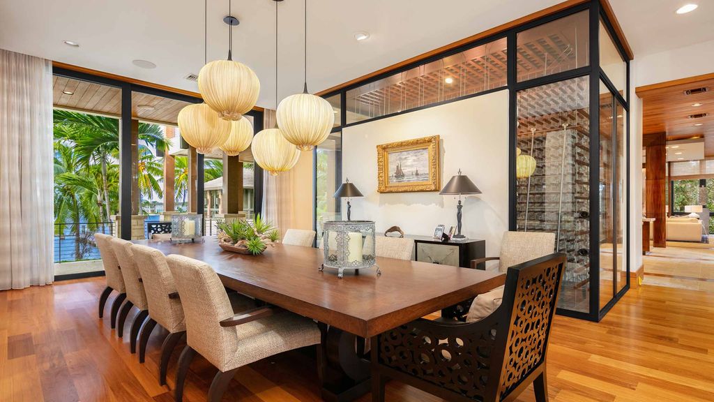 The Florida Mansion is an ocean to intracoastal compound is situated on 1.9 acres boasting 160 feet of direct oceanfrontage now available for sale. This home located at 1780 S Ocean Blvd, Lantana, Florida; offering 5 bedrooms and 10 bathrooms with over 11,000 square feet of living spaces.