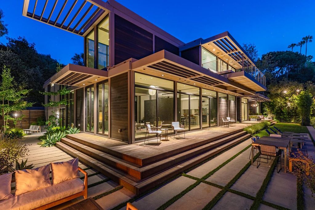 The Beverly Hills Home is a gated and secluded sanctuary with staggering vista views personifies quintessential California living now available for sale. This home located at 9321 Cherokee Ln, Beverly Hills, California; offering 5 bedrooms and 5 bathrooms with over 4,000 square feet of living spaces.