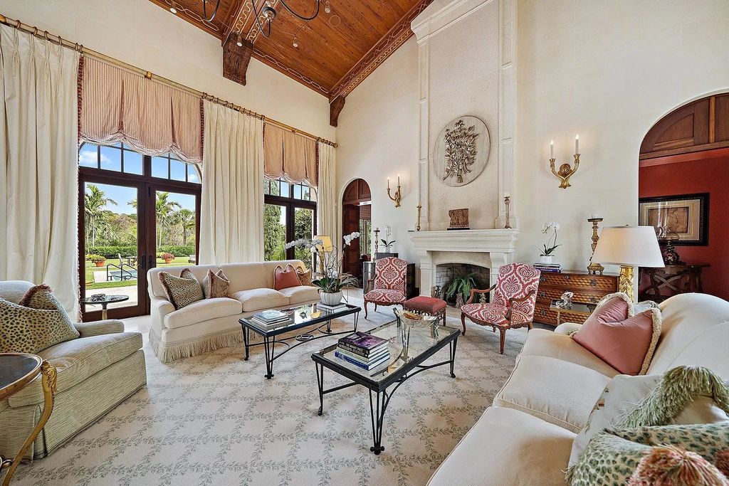 The Florida Home is a luxurious home offers a touch of Palm Beach in the heart of Jupiter now available for sale featuring privacy and security. This home located at 166 Bears Club Dr, Jupiter, Florida; offering 5 bedrooms and 8 bathrooms with over 7,800 square feet of living spaces.