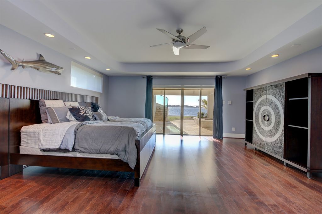 Timeless three level residence with unobstructed Clearwater Harbor views