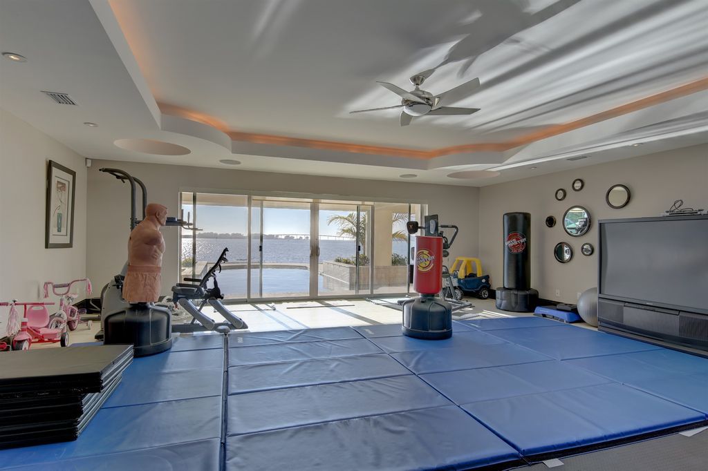 Timeless three level residence with unobstructed Clearwater Harbor views