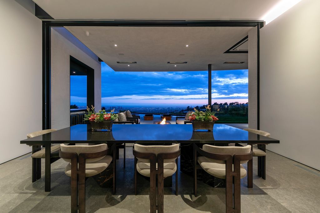 The Mansion in Beverly Hills is a spectacular hillside glass-walled sanctuary with Trousdale Estates most explosive panoramic city to ocean views now available for sale. This home located at 514 Chalette Dr, Beverly Hills, California; offering 6 bedrooms and 11 bathrooms with over 12,000 square feet of living spaces.