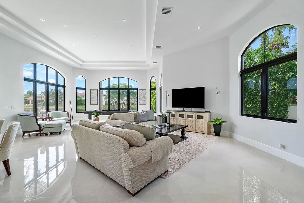 The Transitional Home in Boca Raton is a completely redone estate located in St Andrews one of the most prestigious Country Club now available for sale. This home located at 17530 Foxborough Ln, Boca Raton, Florida