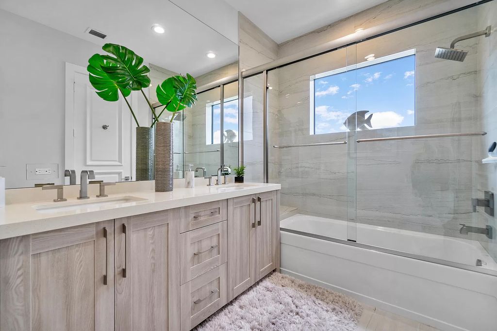 The Transitional Home in Boca Raton is a completely redone estate located in St Andrews one of the most prestigious Country Club now available for sale. This home located at 17530 Foxborough Ln, Boca Raton, Florida