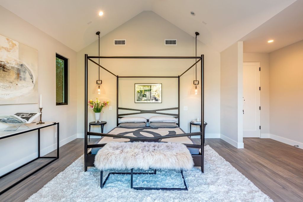 The Modern Farmhouse in Beverly Hills is a timeless, architectural custom-built estate with exclusive, high-end designer finishes now available for sale. This home located at 220 S Wetherly Dr, Beverly Hills, California