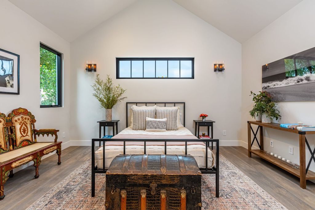The Modern Farmhouse in Beverly Hills is a timeless, architectural custom-built estate with exclusive, high-end designer finishes now available for sale. This home located at 220 S Wetherly Dr, Beverly Hills, California